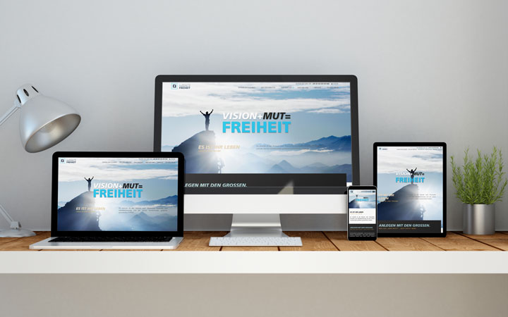 Die Webseite der IFF Institut für Finanzielle Freiheit GmbH wird durch das Responsive Design auf mobilen Endgeräten optisch ansprechend und benutzerfreundlich dargestellt